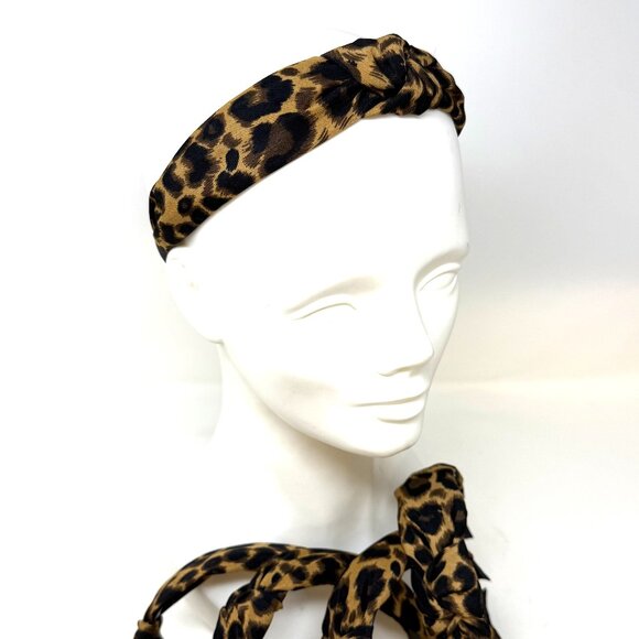 🆕️ HOT TREND!💖 Cheetah Print Head Band Amber - Picture 1 of 1